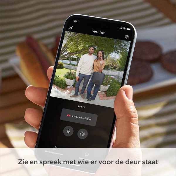 ring battery video doorbell 2 draadloos hd video brons sfeer