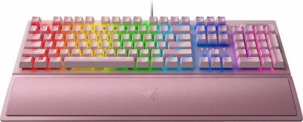 razer blackwidow v3 keyboard quartz green switch us layout voorkant