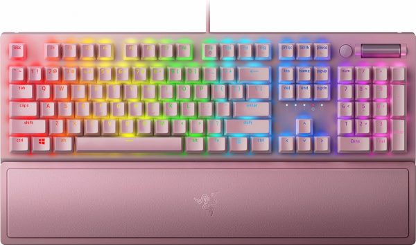 razer blackwidow v3 keyboard quartz green switch us layout bovenaanzicht