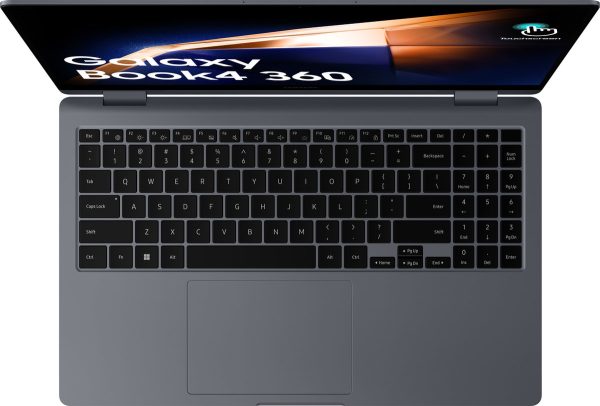 samsung galaxy book4 360 intel i7 16gb ram 15.6 inch bovenaanzicht