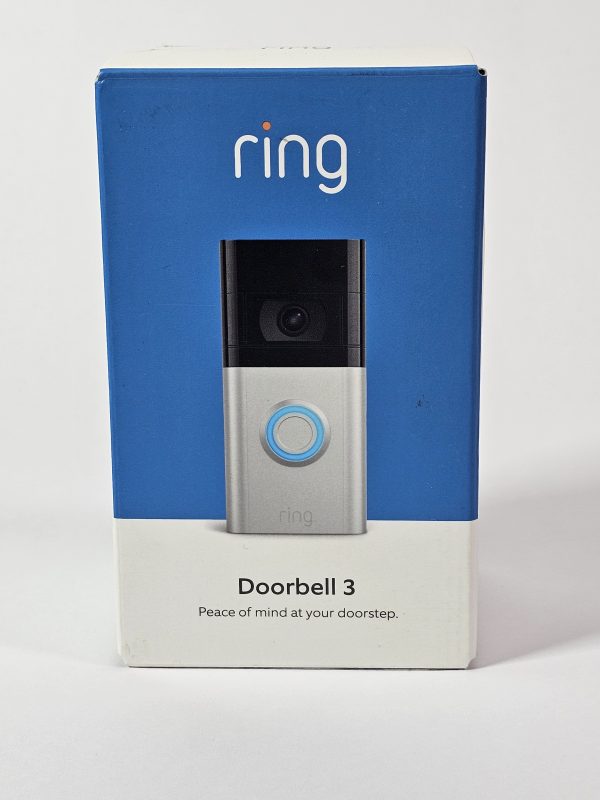 ring battery video doorbell 3 draadloos hd video zilver doos