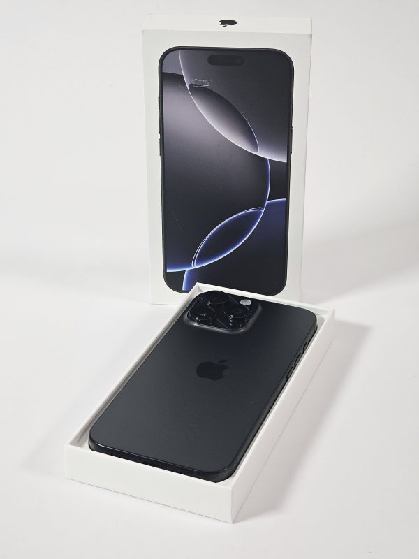 apple iphone 16 pro max 256gb zwart titanium doos