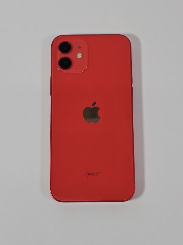 apple iphone 12 64gb rood 89% batterijcapaciteit bovenaanzicht