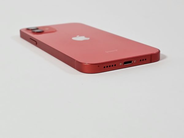 apple iphone 12 64gb rood 89% batterijcapaciteit zijaanzicht