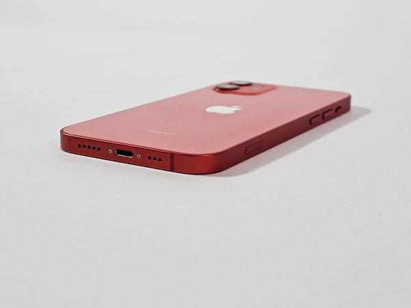 apple iphone 12 64gb rood 89% batterijcapaciteit zijaanzicht