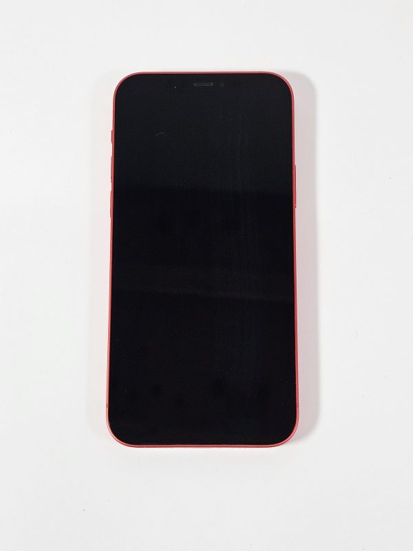 apple iphone 12 64gb rood 89% batterijcapaciteit bovenaanzicht