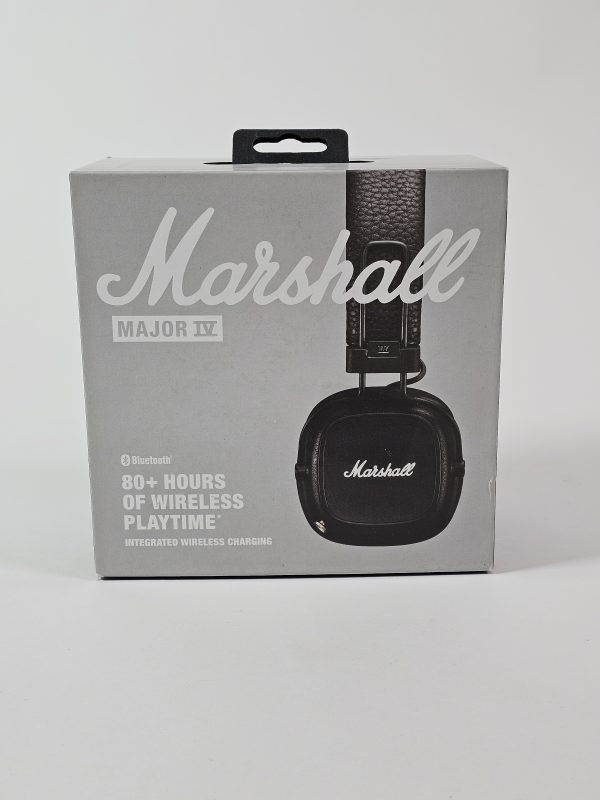marshall major iv draadloze on ear koptelefoon zwart doos