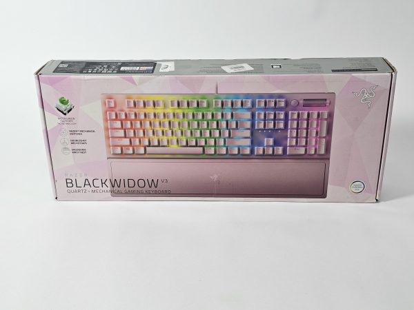 razer blackwidow v3 keyboard quartz green switch us layout doos