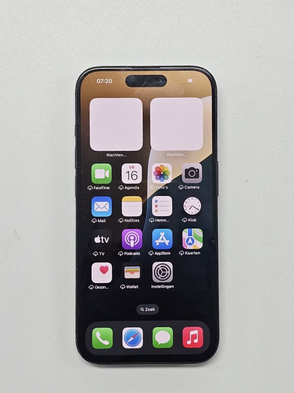 apple iphone 15 pro 128gb titanium blauw 88% accu