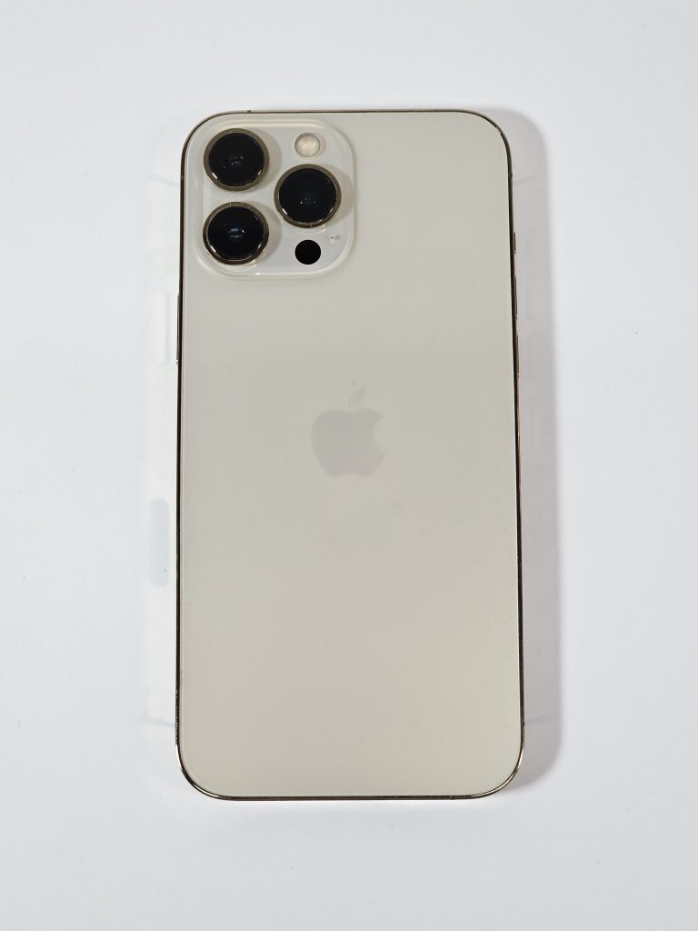 apple iphone 13 pro max 128gb goud 77% accu achterkant
