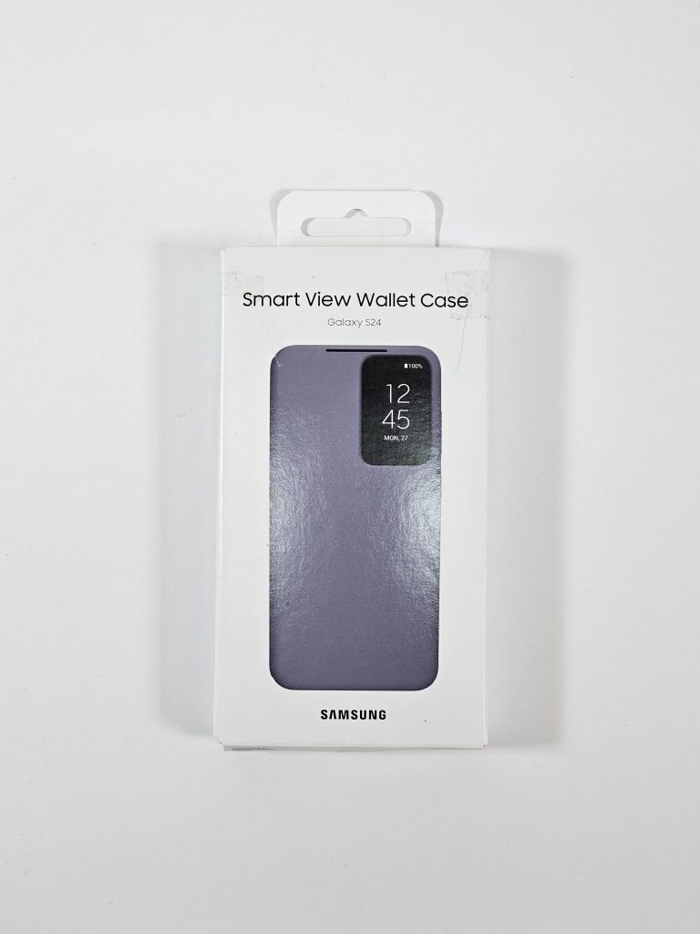 samsung galaxy s24 smart view wallet case violet doos