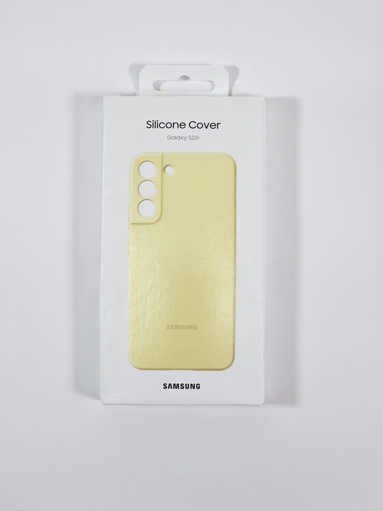 samsung galaxy s22+ siliconen hoesje geel