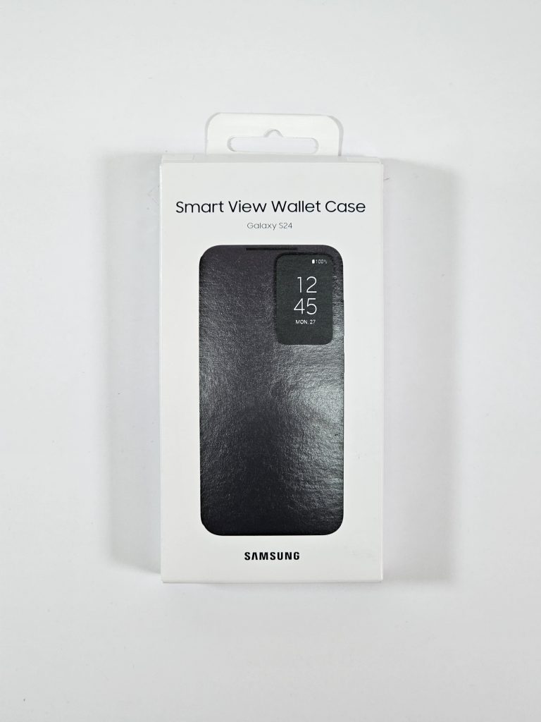 samsung galaxy s24 hoesje smart view wallet cover zwart doos