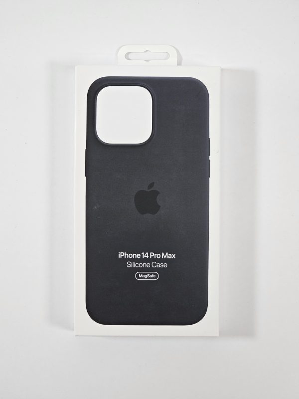 apple siliconen hoesje magsafe iphone 14 pro max zwart
