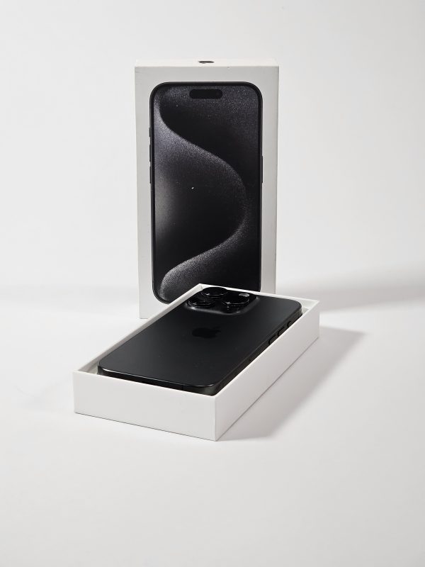 apple iphone 15 pro 128gb titanium zwart 88% accu doos