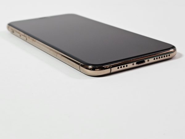 apple iphone 11 pro max 64gb goud 78% accu display zijkant