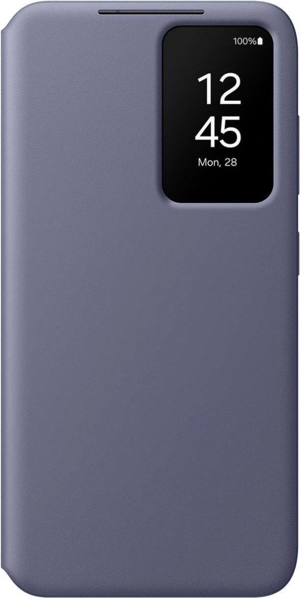 samsung galaxy s24 smart view wallet case violet