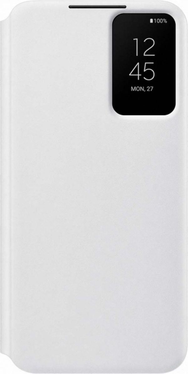 samsung galaxy s22+ smart clear view wallet cover wit