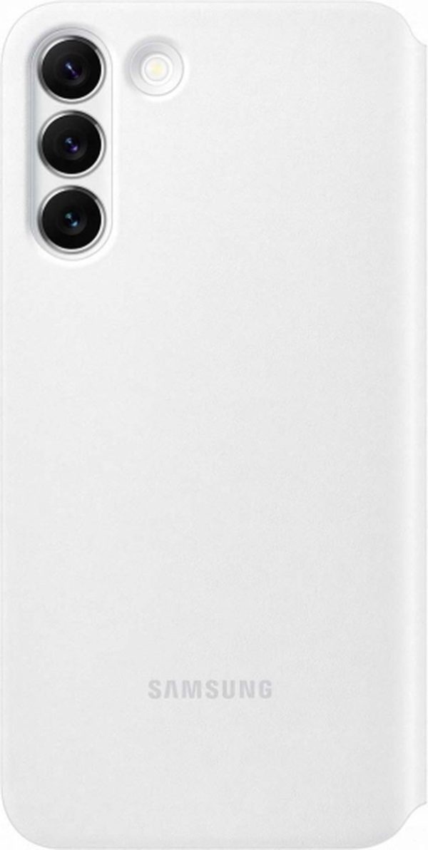 samsung galaxy s22+ smart clear view wallet cover wit