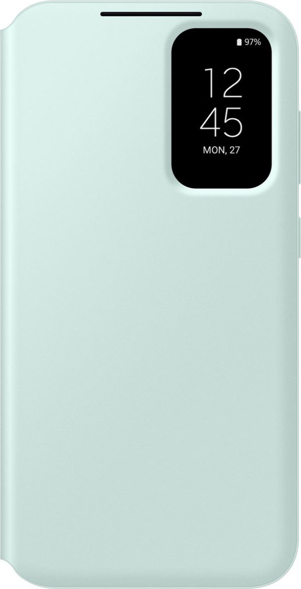 samsung galaxy s23 fe hoesje smart view wallet cover mint voorkant