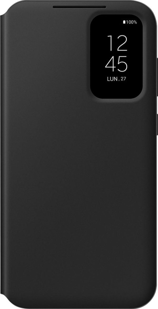 samsung galaxy s23 fe hoesje smart view wallet case zwart