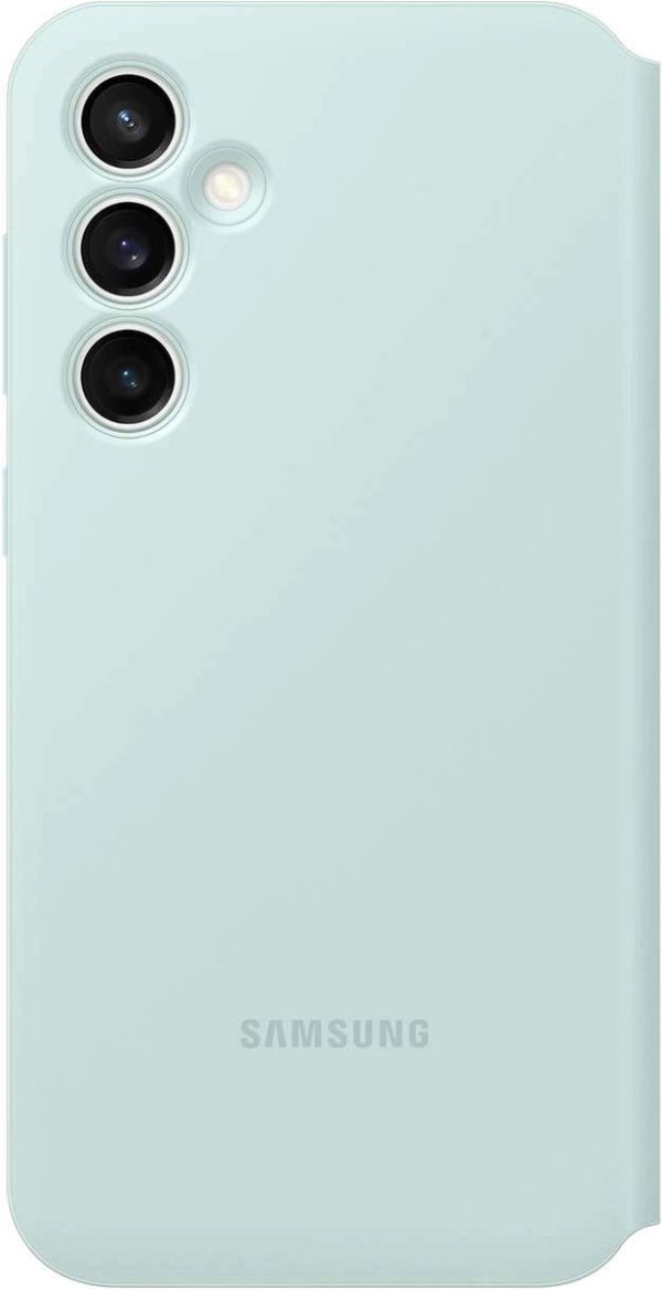 samsung galaxy s23 fe hoesje smart view wallet cover mint achterkant