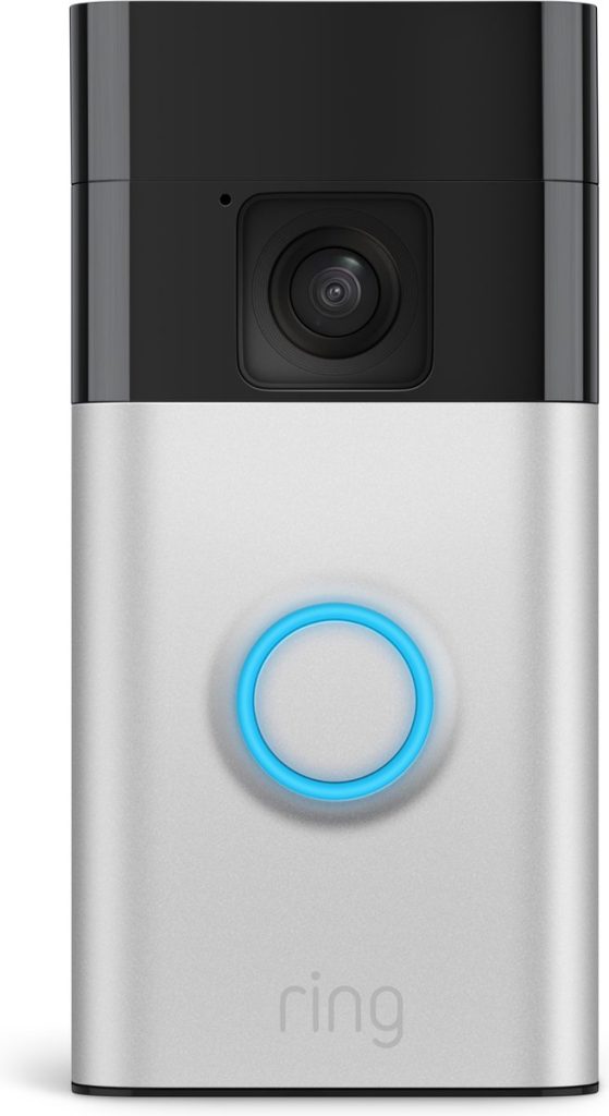ring battery video doorbell 3 draadloos hd video zilver voorkant
