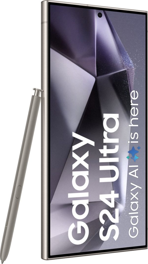 samsung galaxy s24 ultra 256gb titanium paars display zijkant