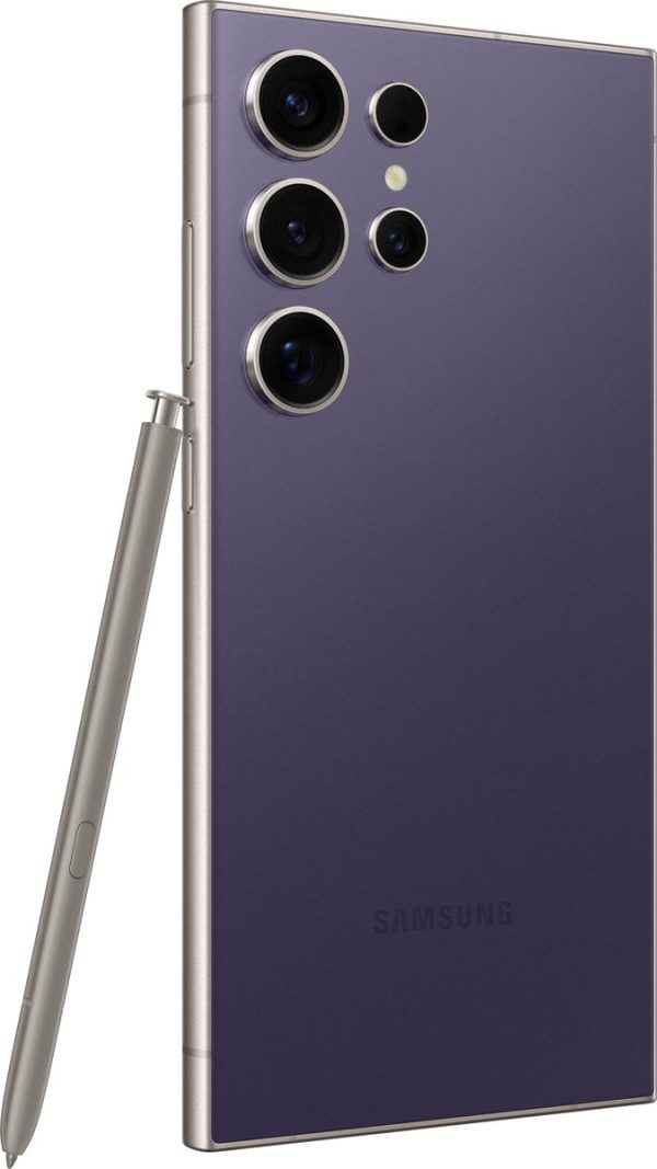 samsung galaxy s24 ultra 256gb titanium paars achter zijkant