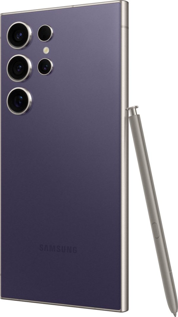 samsung galaxy s24 ultra 256gb titanium paars achter zijkant