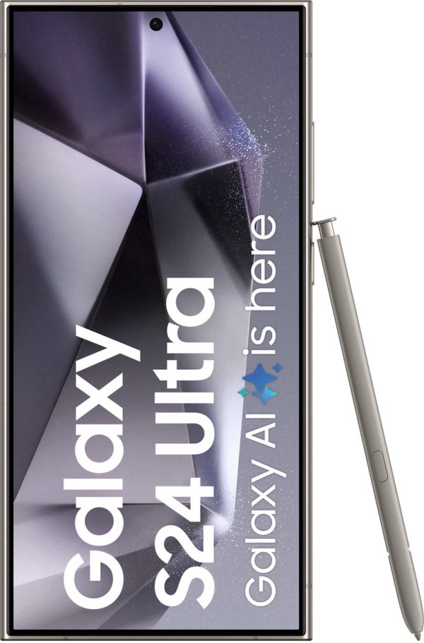 samsung galaxy s24 ultra 256gb titanium paars display voorkant