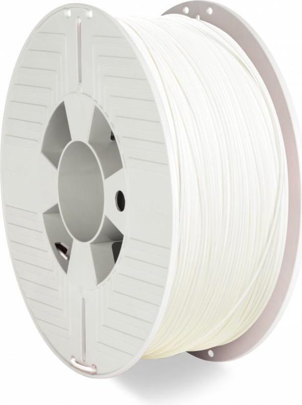 verbatim 55027 3d printer filament – abs – 1.75mm – wit – 1 kg