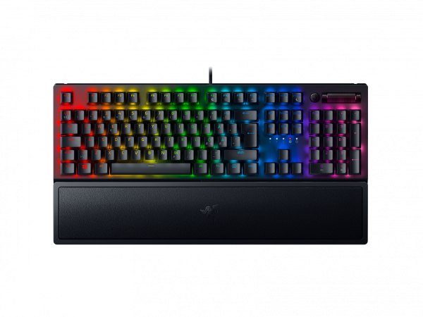 razer blackwidow v3 keyboard qwerty green switch nordic voorkant