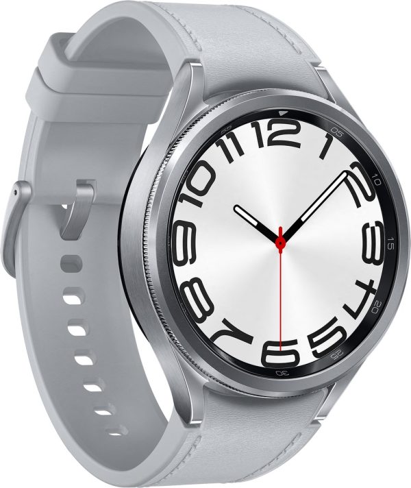 samsung galaxy watch 6 classic 47mm zilver voorkant