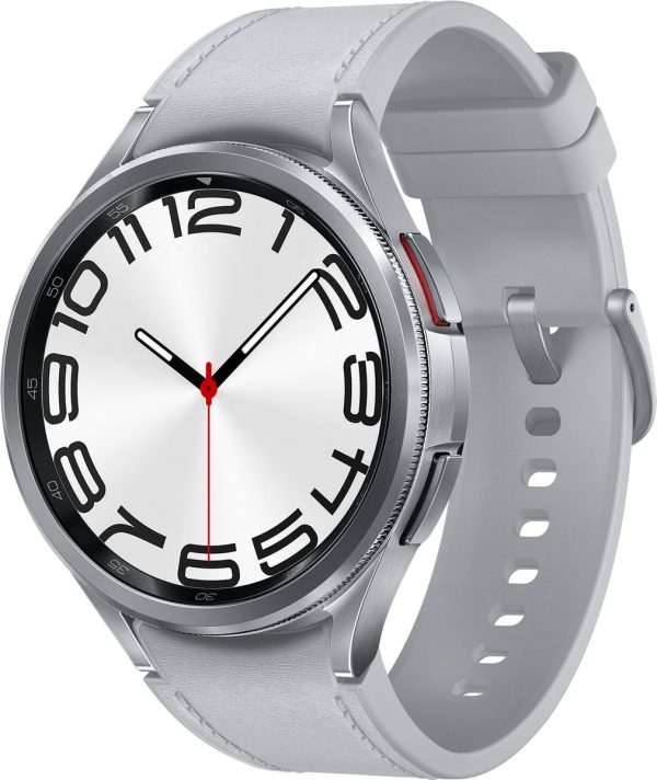 samsung galaxy watch 6 classic 47mm zilver voorkant