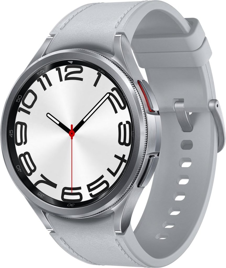 samsung galaxy watch 6 classic 47mm zilver voorkant