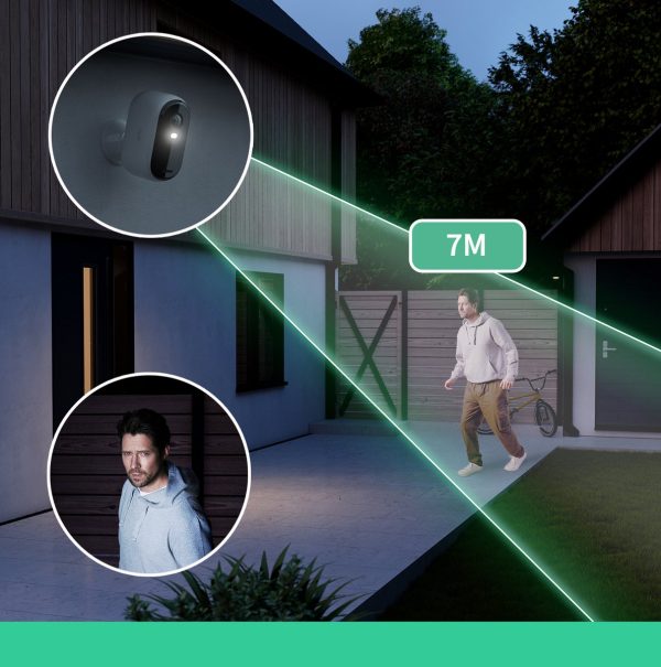 arlo essential hd xl 2x draadloze ip camera outdoor detail