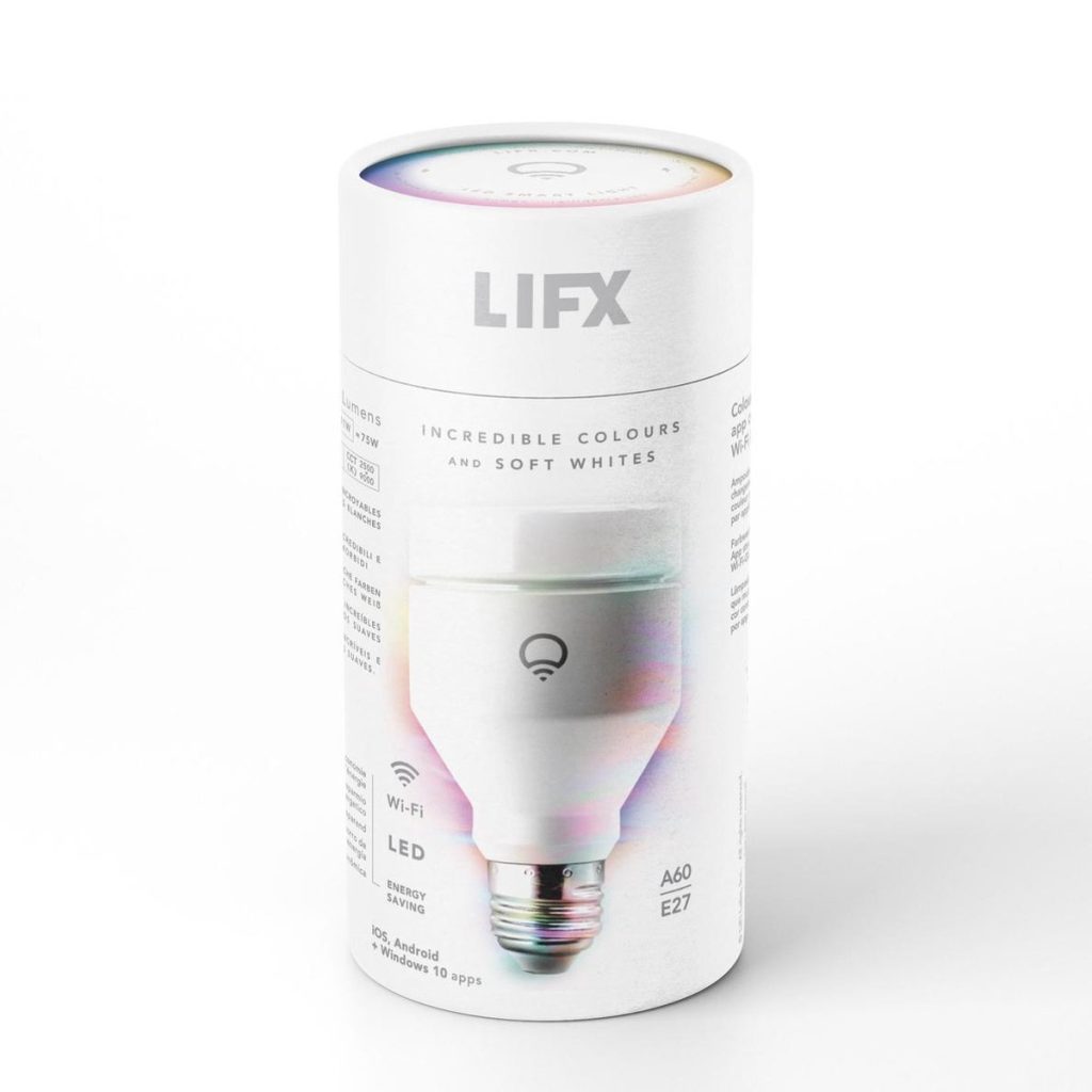 lifx led lamp e27 multi white & colour