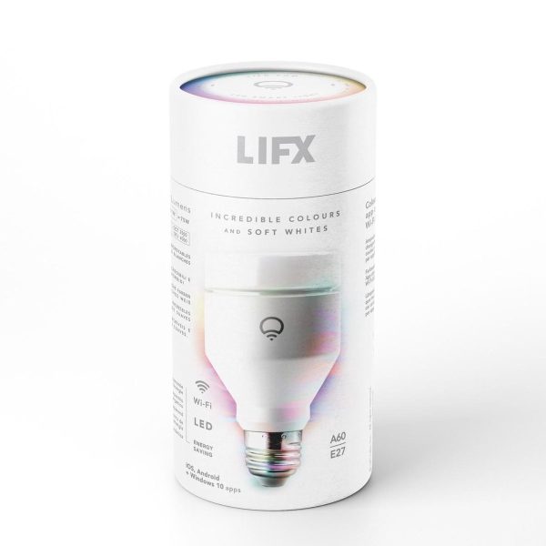 lifx led lamp e27 multi white & colour