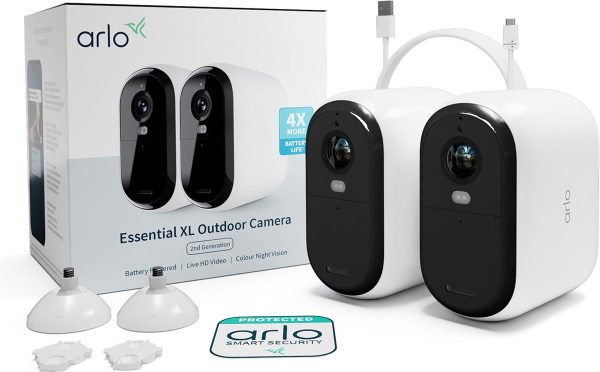 arlo essential hd xl 2x draadloze ip camera outdoor doos
