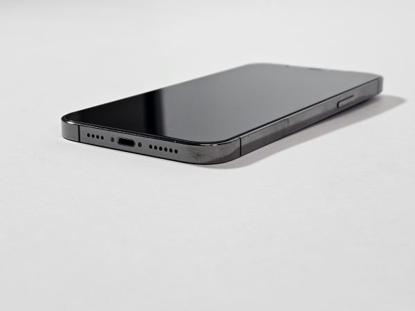 apple iphone 12 pro max 128gb grafiet 88% batterij zijkant