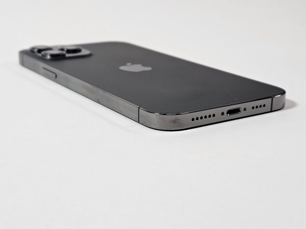 apple iphone 12 pro max 128gb grafiet 88% batterij zijkant