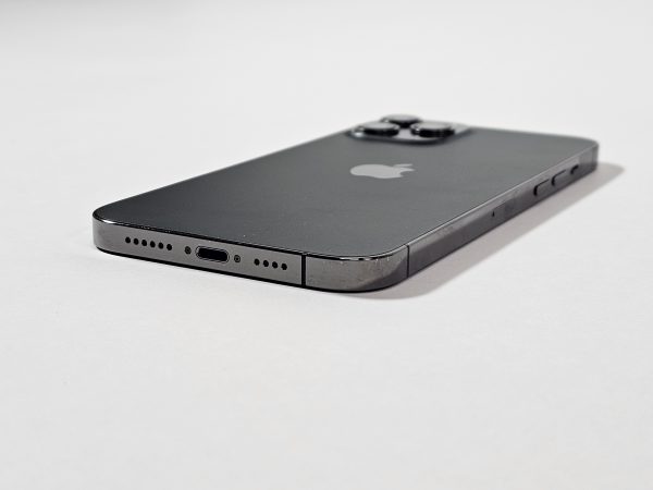 apple iphone 12 pro max 128gb grafiet 88% batterij zijkant