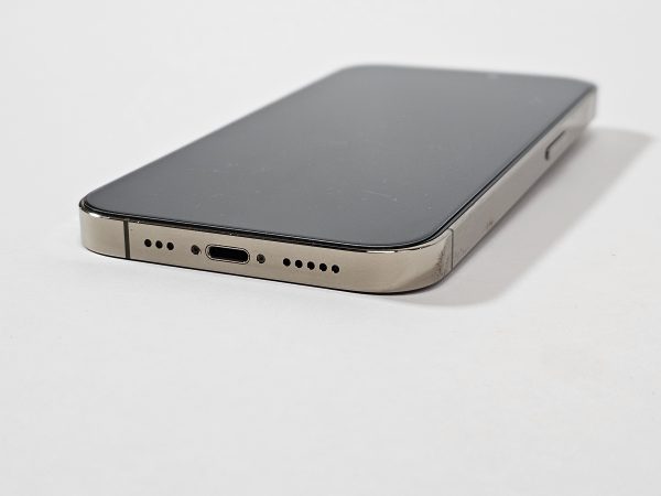 apple iphone 14 pro 256gb goud 89% accu zijkant