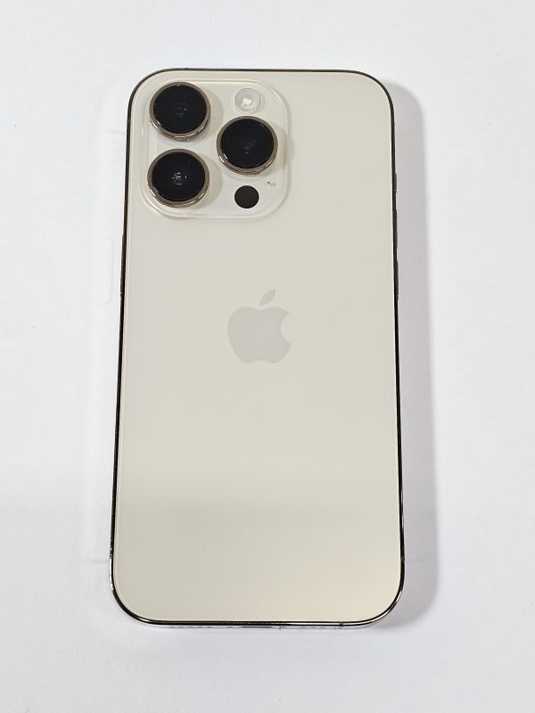 apple iphone 14 pro 256gb goud 89% accu achterkant