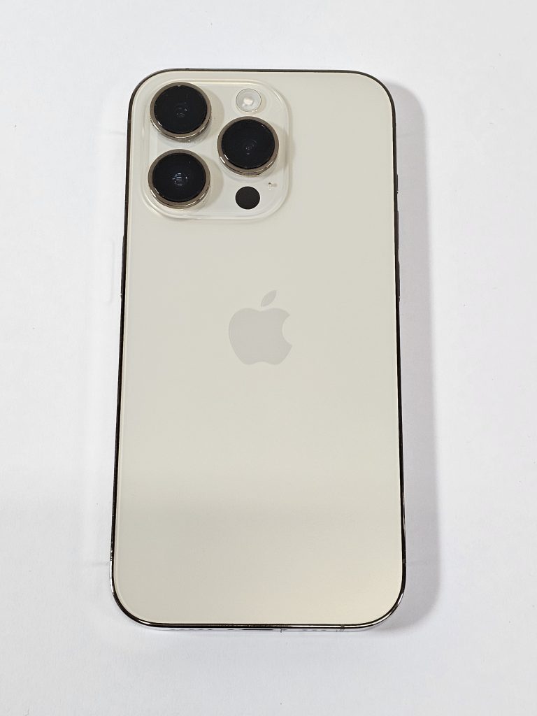 apple iphone 14 pro 256gb goud 89% accu achterkant