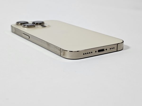 apple iphone 14 pro 256gb goud 89% accu zijkant