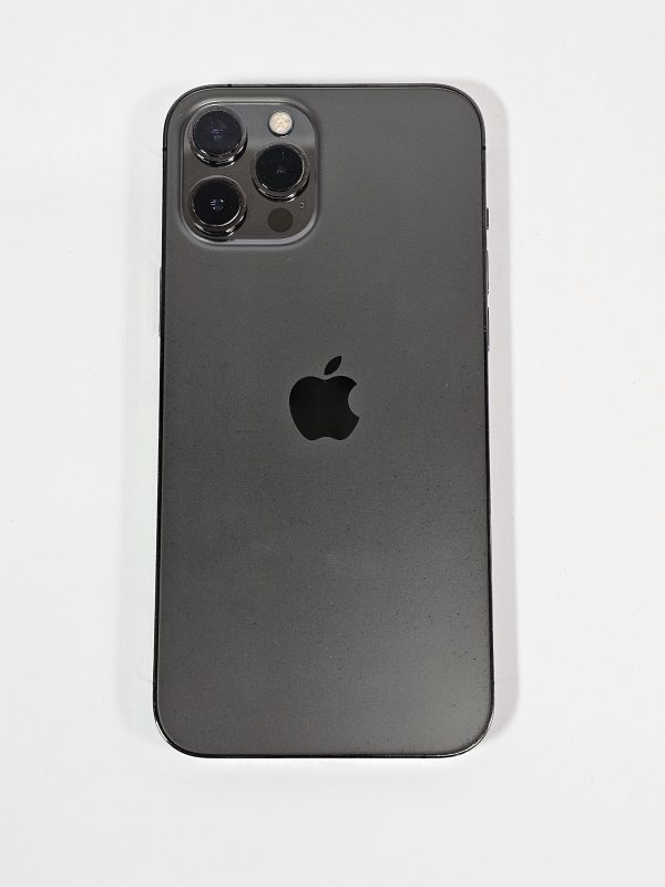 apple iphone 12 pro max 256gb grafiet 74% batterij achterkant