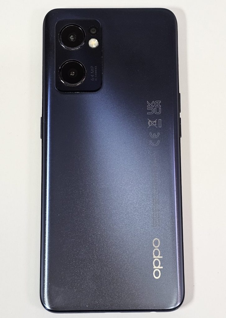 oppo find x5 lite 256 gb blauw bovenzijde achterkant