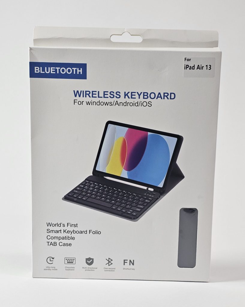 qwerty keyboard case ipad pro 12.9 & air 13 inch (2024)